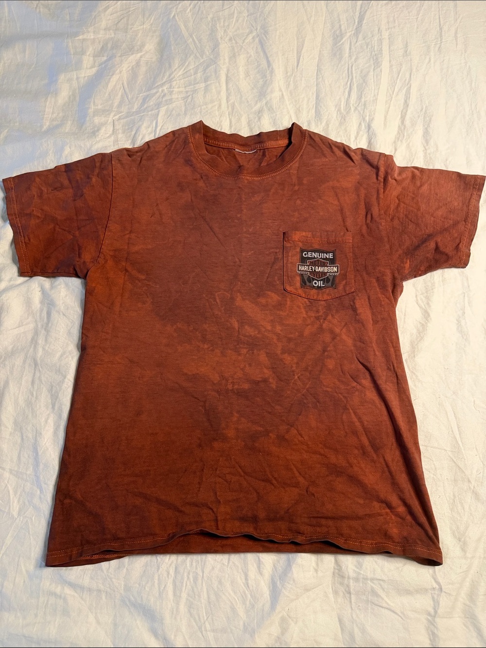 Harley-Davidson Burnt Orange Short Sleeve Tee